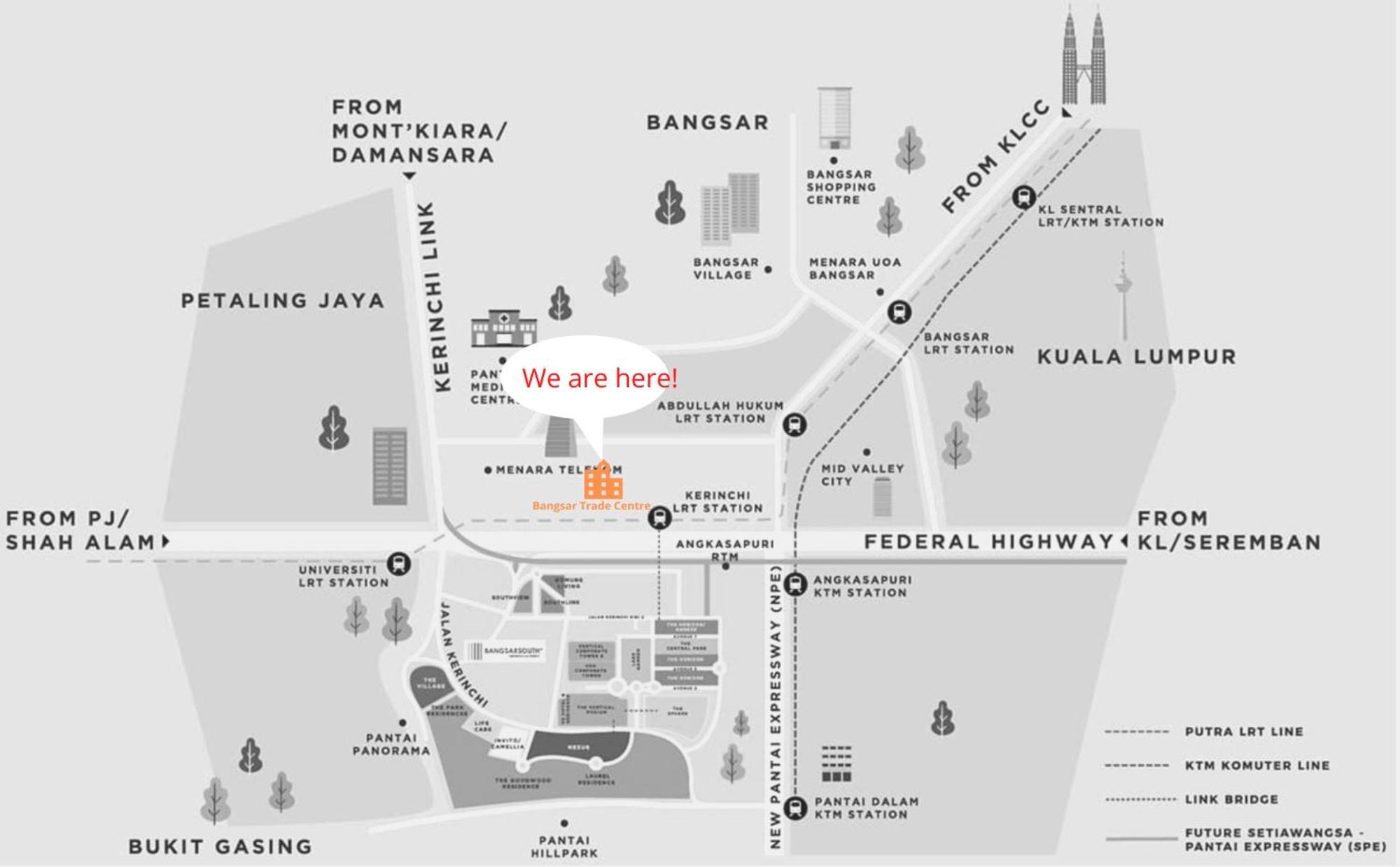 קואלה לומפור Panoramic City - Bangsar South Mid Valley מראה חיצוני תמונה